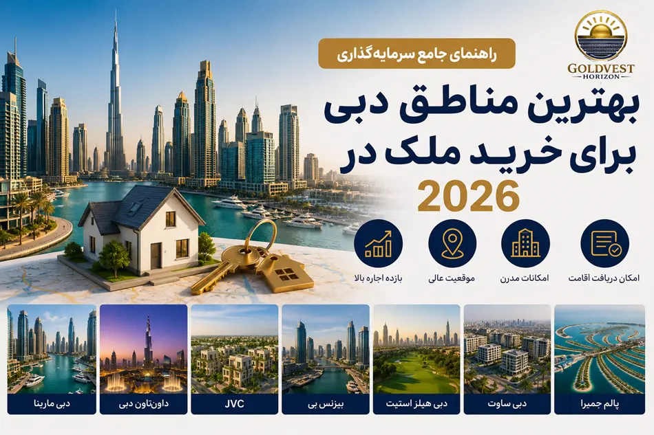 بهترین مناطق دبی برای خرید ملک در 2026