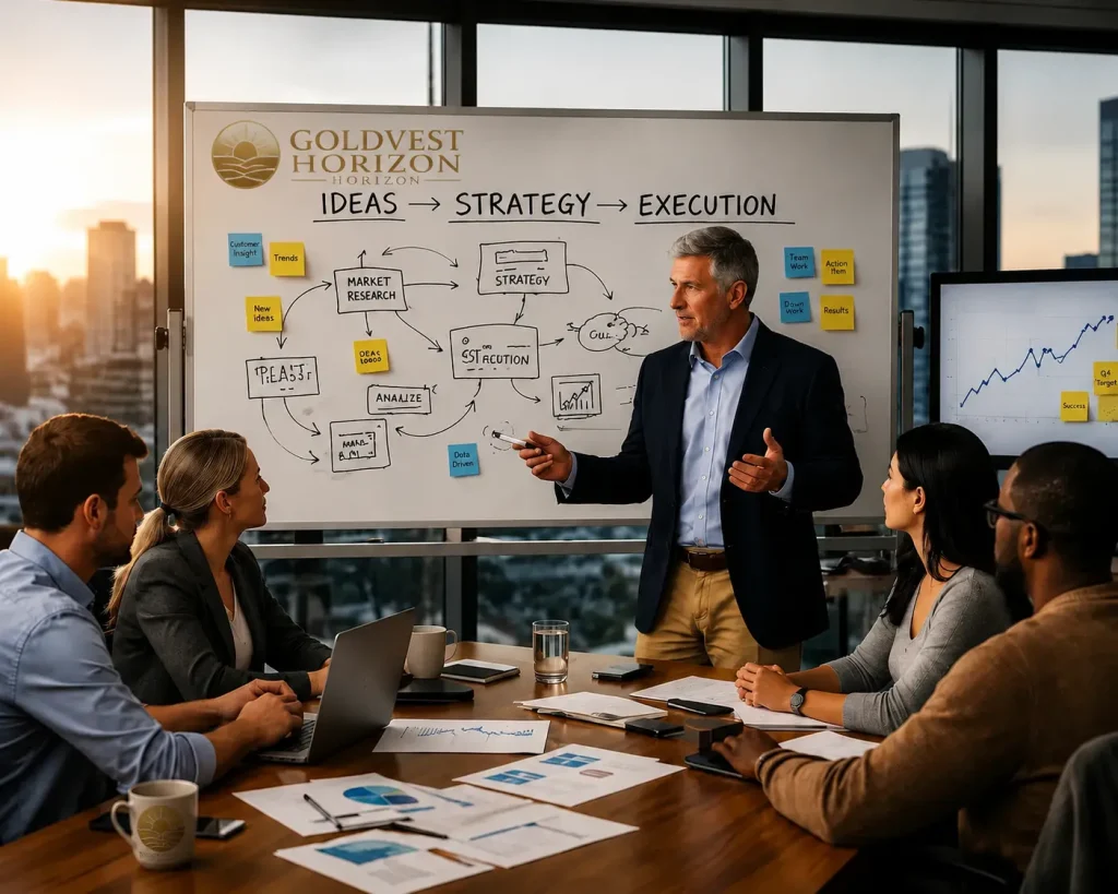 Business consultation process and strategic planning stepss