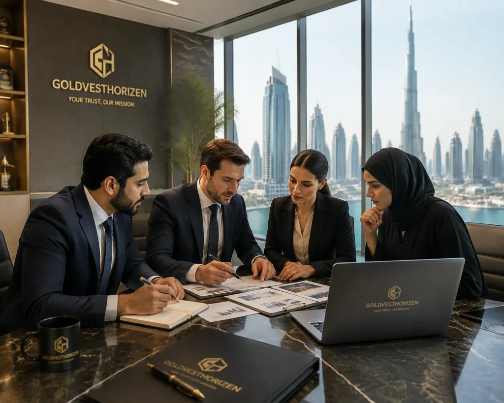 Professional UAE residency consultants at Gold Vest Horizon